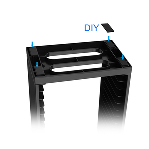 SYYTECH – support de stockage Vertical multi-fonctionnel 18 en 1 pour carte de disque <span class=keywords><strong>CD</strong></span> de jeu pour PS4 Slim Pro <span class=keywords><strong>PlayStation</strong></span> <span class=keywords><strong>4</strong></span> accessoires de jeu - Product Image 3