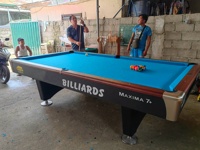 Table de billard Maxima 7+ Plus fabriquée en usine à prix avantageux avec des cadeaux et un éclairage LED