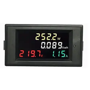 D69-2049 Độ Phân Giải Cao LCD LCD Kỹ Thuật Số AC Vôn Kế Ampe Kế
