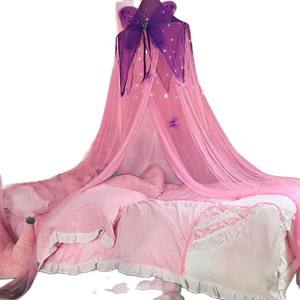 มุ้งครอบเตียงเด็กทรงโดมสีชมพู สำหรับใช้ภายนอกและภายในอาคาร ป้องกันยุง นำเข้าจากต่างประเทศ จากร้าน AliExpress - Product Image 5