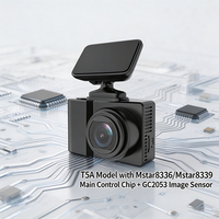 Cámara para Coche VIEVGUARB T5A con Grabación en Bucle, Sensor G, Control por Aplicación, Lente Dual 1080P, Caja Negra Full HD