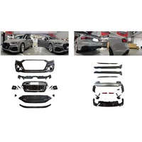 Offre Spéciale Kit Carrosserie Complet Amélioré Style Facelift Pare-chocs Avant, Pare-chocs Arrière et Jupes Latérales pour Audi A5 S5 B9 au Style RS5 B9.5 2017-2019