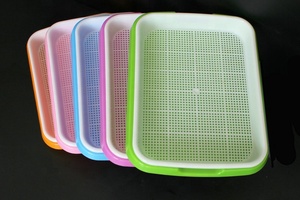 KHAY GIEO HẠT Giống Thực Phẩm Không Có Đất PP Khay Trồng Lúa Mì Khỏe Mạnh - Product Image 4