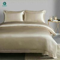 25 draps de lit en soie Momme de l'usine de Suzhou soie de mûrier tissée pour lit King Size approvisionnement direct