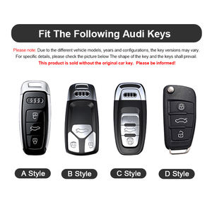 Adatto per cover chiave <span class=keywords><strong>Audi</strong></span> A6L Q5L A4L <span class=keywords><strong>A3</strong></span> Q3 q7l Q4 Q2L Q6 custodia speciale per auto in metallo involucro con fibbia di alta qualità - Product Image 5