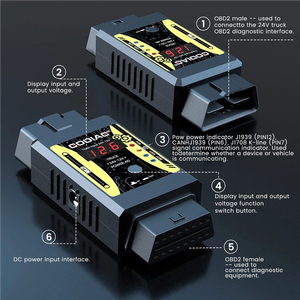 Adaptateur GODIAG GT106 24V à 12V Heavy Duty Truck pour Easydiag/ Thinkdiag 2 / IDIAG/ OBD2 Scanner Diagnostic Tool - Product Image 5