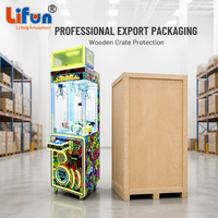 LIFUN Machine à griffes 20'' à monnayeur, jeu d'arcade commercial de distribution de cadeaux et de prix pour centre commercial et salle de jeux