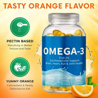 Capsules d'huile de poisson oméga-3 OEM ODM, supplément EPA DHA, 500 mg, 1000 mg, capsules d'huile de poisson oméga 3 végétaliennes
