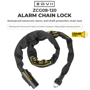 Antivol de chaîne de moto en gros avec système d'alarme 1200 mm, verrouillage rapide, anti-perçage, antirouille pour la sécurité des motos - Product Image 2