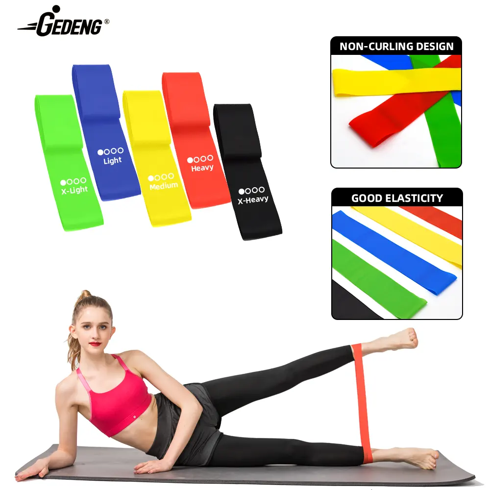 GEDENG Flex Body Sports Using Elastic Training Resistance Bands Stretched Rubber Belt Best Stretch Strap Gym Yoga