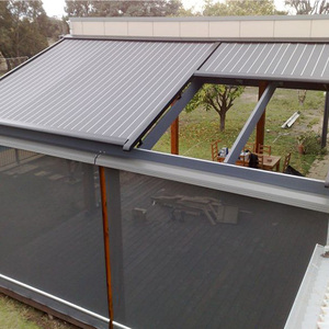 <strong>Best</strong> Selling Outdoor <strong>Terrace</strong> Retractable Skylight Motorized Conservatory Sunroom Side Glass Room Sunshade Roof <strong>Awning</strong> - Product Image 6