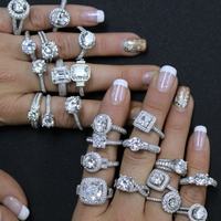 Bague de fiançailles en moissanite taille coussin 3 carats double halo, bague personnalisée en argent sterling 925, alliance de mariage pour femme, cadeau