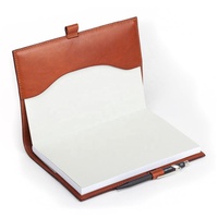 Cuaderno de cuero con bucle de bolígrafo, almohadilla de escritura, diario, colores personalizados