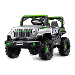 Carros de passeio para crianças, brinquedos para aprender, veículo off-road, controle remoto elétrico, bateria grande RC 4WD 12V/4.5A/7A, carro de balanço inicial