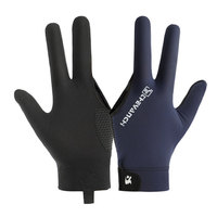 Gants de queue de billard antidérapants à 3 doigts Produit populaire de billard et de billard pour les joueurs de gauche et de droite