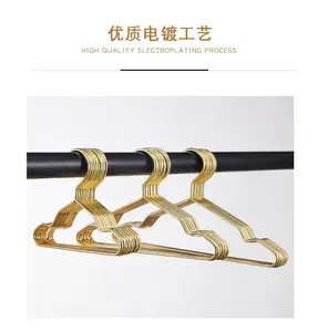 Wholesale metal coat clothes hanger with non slip shoulder wire hangers with pvc coated dress hanger