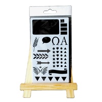 Pochoir en plastique cahier personnalisé planificateur matrices de découpe dessin pochoirs