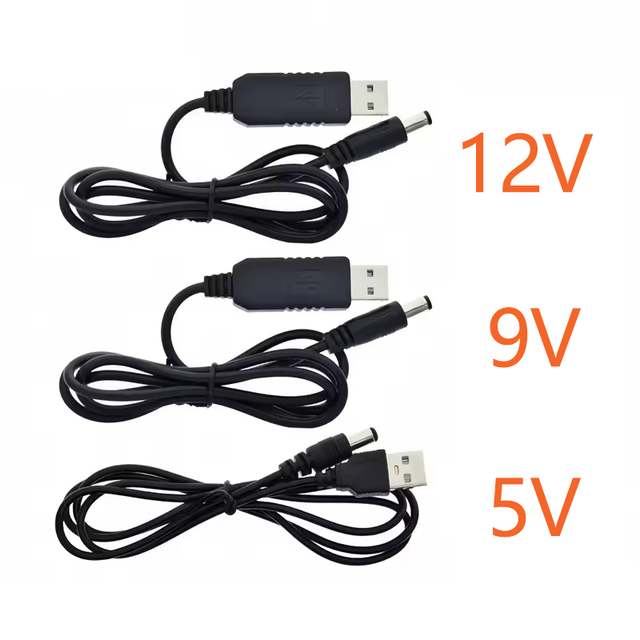 USB Power Boost Line DC 5V to DC 5V/ 9V/ 12V Step up Module USB Converter Adapter Cable