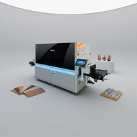 Nouvelle machine d'impression UV automatique pour sols en bois, 50 mètres/minute, impression en un seul passage, imprimante à 4 têtes pour acrylique avec système de durcissement UV LED