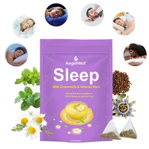 Thé de nuit traditionnel biologique Aegelwell avec racine de valériane pour favoriser la relaxation <span class=keywords><strong>et</strong></span> un bon <span class=keywords><strong>sommeil</strong></span> - Product Image 1