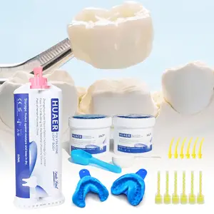 350G Making Tooth Crown Grillz Mold Kit Heavy Body Light Body Silicone Pvs Wholesale Dental Impression Putty Material Kit