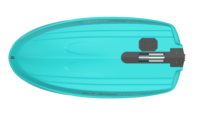 Nouveau bateau à moteur électrique en fibre de verre pour sports nautiques, avec pompe à jet et contrôleur, luxe