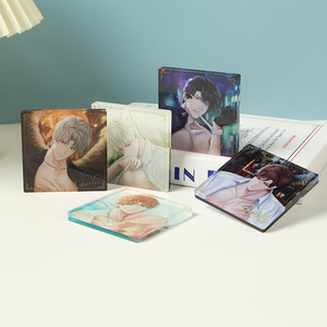 Biểu Tượng Tùy Chỉnh UV In Quảng Trường Frosted Rõ Ràng <span class=keywords><strong>Acrylic</strong></span> Khối Màu Anime Trong Suốt Laser Khắc Cát Lung <span class=keywords><strong>Acrylic</strong></span> Gạch Đứng - Product Image 5