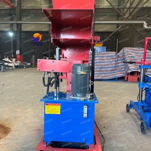 Máquina automática de ladrillos de arcilla eléctrica WJ 2-25 de bajo consumo de energía, extrusora al vacío con engranajes, para fabricación de bloques huecos - Product Image 5