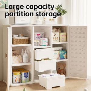 Cómoda de Plástico Personalizada con Cajones, Muebles Infantiles para Almacenamiento de Juguetes, Armario Esquinero y Gabinetes para Guardería y Niños - Product Image 3