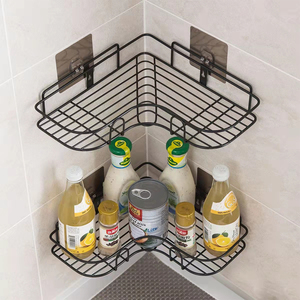 Estante de exhibición de <span class=keywords><strong>metal</strong></span> flotante de estilo nórdico con soporte de pared de madera estante decorativo para baño o cocina - Product Image 5