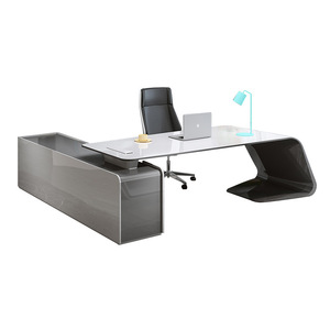 Dipingere tavolo capo di fascia alta semplice moderno direttore della moda creativo di grande classe tavolo e sedia combinazione - Product Image 1