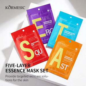 คอร์เมซิค แผ่นมาส์กหน้าขนาด 25 มล. ผสมวิตามินซี เรตินอล และเซนเทลล่า ช่วยลดการอักเสบ ซ่อมแซมสิว ผิวกระจ่างใส และผลัดเซลล์ผิว - Product Image 6