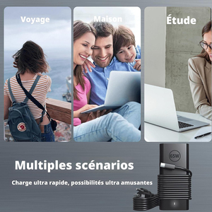 65W GaN USB-C PD Charger For Dell XPS 13 Latitude Inspiron, Compact With Good Heat Dissipation, CE UL FCC RoHS KC Certified - Product Image 5