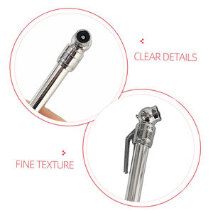 Mini Digital TPMS <b>Tire</b> <b>Pressure</b> <b>Gauge</b> Automobile Motorcycle 5-50PSI Silver Stainless Steel Pen Karen - Product Image 3