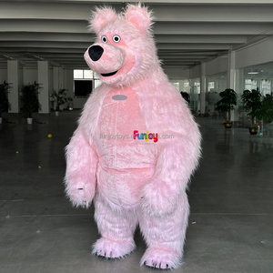 Tuta gonfiabile <span class=keywords><strong>orso</strong></span> bruno 2m/2.6m/3m mascotte gigante prestazioni oggetti di scena di ruolo gioco mascotte tuta gonfiabile - Product Image 2