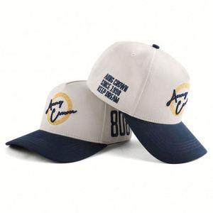Gorra de Béisbol Personalizada de Fábrica, 5 Paneles, Unisex, Bordada, de Tela de Algodón, Talla Ajustable, Visera Curva de Dos Tonos - Product Image 5