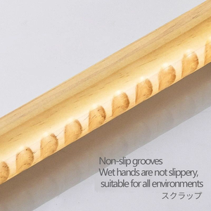 Ergonomic Non-slip Solid Wood Handrail with Zinc Alloy Bracket, <strong>Wall</strong> Mounted Stair Safety <strong>Rail</strong> - Product Image 5