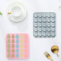 Moule en silicone petit pingouin, résistant aux hautes températures, facile à démouler, outil de pâtisserie DIY pour chocolat, bonbons et gâteaux