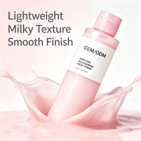 Tonique Visage Lacté Rose PDRN 150ml à la Niacinamide pour Réparation de la Barrière Cutanée, Anti-Rougeurs, Lissant, Luxe, ODM/OEM
