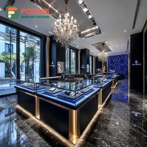 Fabricant de comptoirs de présentation de bijoux personnalisés haute visibilité, vitrine en verre avec cadre métallique pour boutique - Product Image 4
