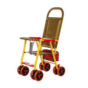 <span class=keywords><strong>Poussette</strong></span> en bambou tissé et en rotin pour enfant, facile à transporter et pliable, design nouveau design, 4 saisons, vente en gros, - Product Image 6