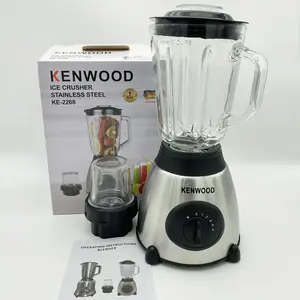 2 in 1 Blender Juicer Y66 5 Speed with Stainless Steel Jar Electric Food Mixer Blender