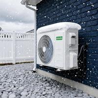 Climatiseur mural mini-split 12000 BTU 220V-50/60Hz R410A Pompe à chaleur Inverter pour usage domestique et hôtelier Prise US