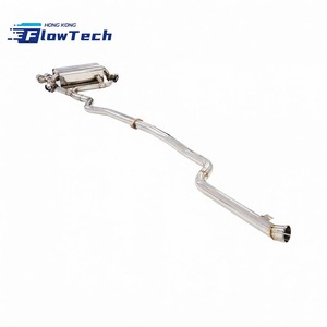 Système d'échappement Catback/Axle-Back en acier inoxydable T304 poli avec embouts polis pour BMW F30 330i/320i B48 2.0T 2012-2020 - Product Image 5