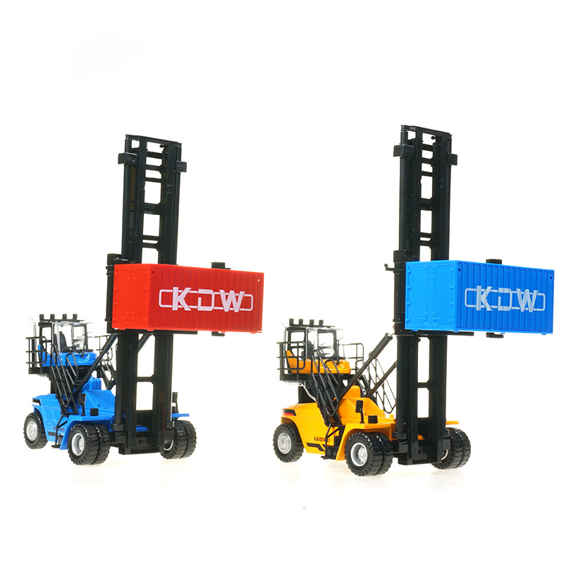 KDW 1:50 Die Cast Alloy Empty Container Stacker Car Model