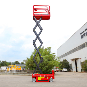 รถยกไฮดรอลิกไฟฟ้าแบบกรรไกร ความสูงแพลตฟอร์ม 6-14 เมตร รับน้ำหนักได้ 230-450 กิโลกรัม แพลตฟอร์มทำงานบนที่สูง สำหรับการทำงานในระดับความสูง - Product Image 1