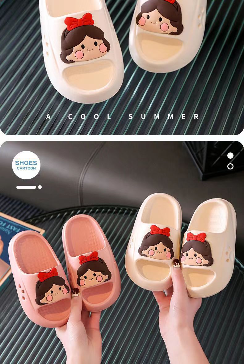 Girls Indoor House Slippers Summer Flat Sandals Shoes Cheap Wholesale Kids Shoes