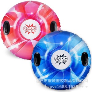 Pvc Inflatable <b>Snow</b> <b>Tube</b> 120Cm Thickened Cold Resistant Single Person Sled For Adults - Product Image 4