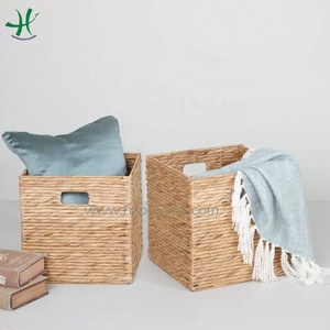 Rectangle Natural Water <b>Hyacinth</b> Storage <b>Basket</b>,/handicraft <b>Basket</b> for Home Decoration Made in Vietnam - Product Image 6