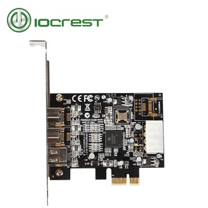 2 Cổng Firewire 800 1394B 9pin Và 1 Cổng Firewire 400 1394A 6Pin PCI-e 1.1X1 Card TI Chipset HD DV Quay Video - Product Image 4
